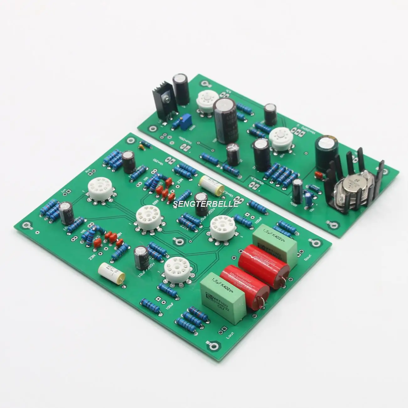 

HiFi ECC88+ECC83 Tube MM Phono Amplifier Board Refer D.Klimo Phono + Power Supply Board