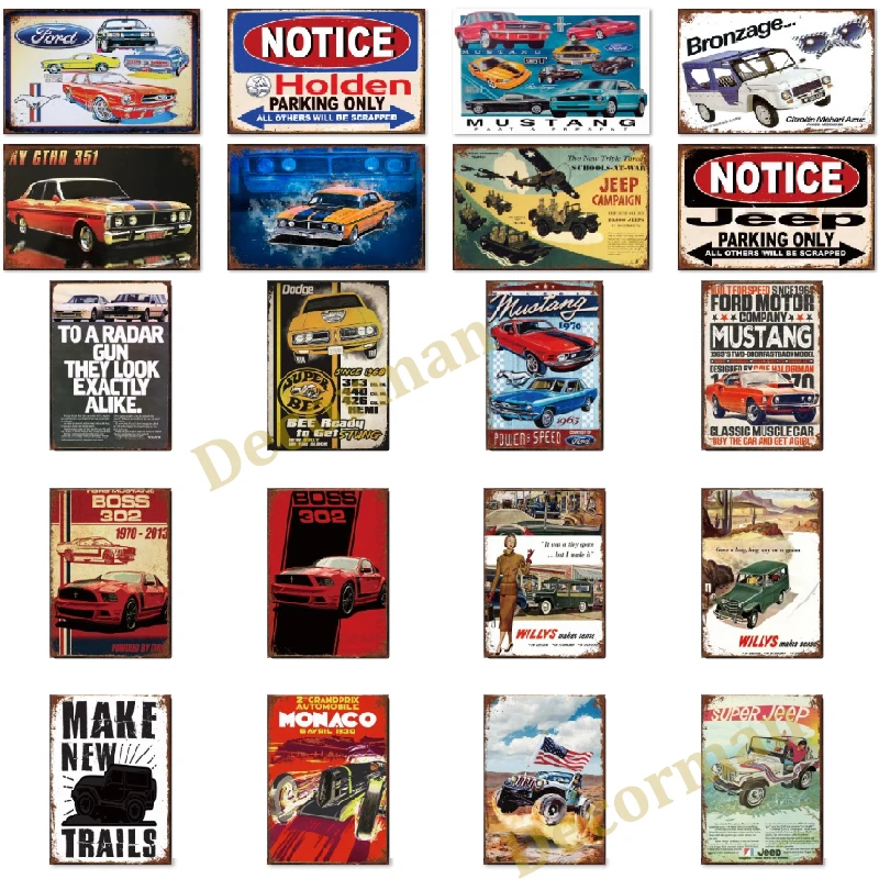 [ Mike86 ] Car HOLDEN Tin Sign Vintage Wall Posters Metal Painting Gift art decor for Pub LTA-1755 20*30 CM