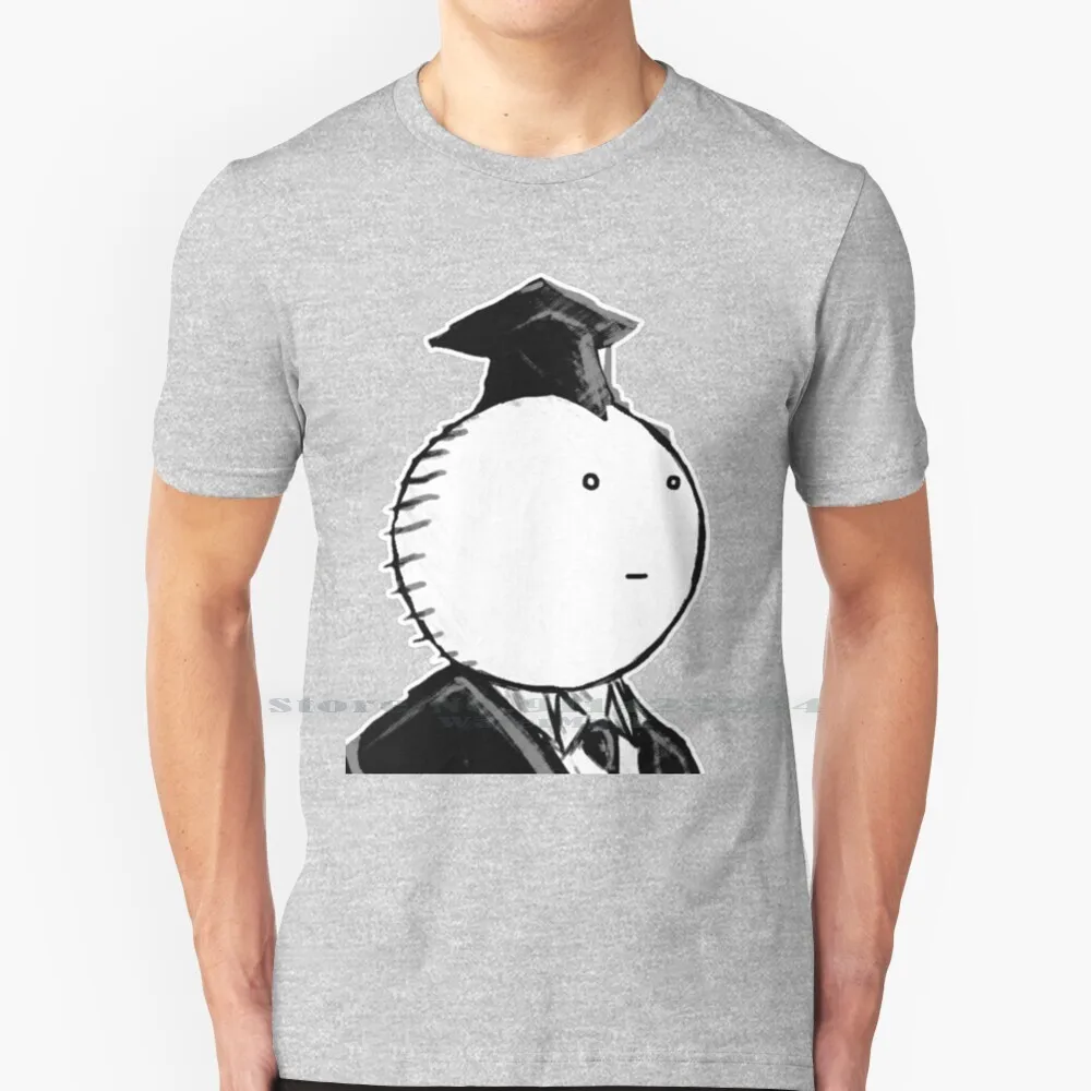 Assassination Classroom-Koro Sensei White Face T Shirt Cotton 6XL Assassination Classroom Anime Koro Sensei Karma Akabane Manga