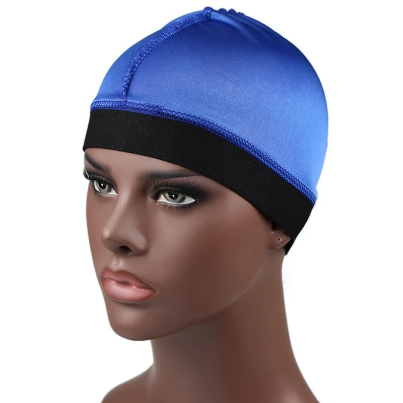 Unisex Satin Bonnet For Women Men Silky Head Wrap Bonnet Sleep Nightcap Satin Cheveux Nuit Hair-Waving Cap Girl Hair Accessories