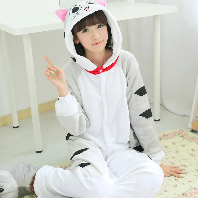 Unicorn Pajamas Adult Animal Onesies for Women Men Couple 2020 Winter Pajamas Stitch Sleepwear Flannel Pijamas Pyjamas