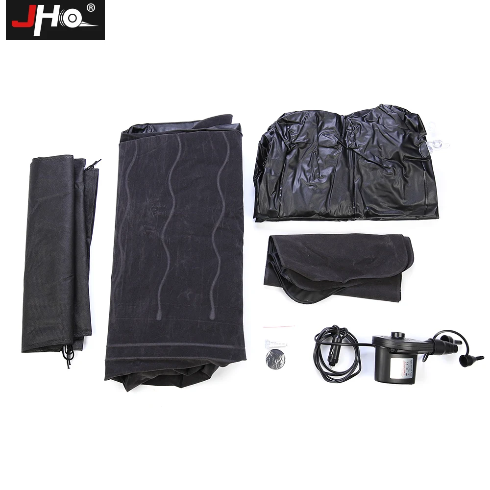 JHO Universal Car Air Inflatable Travel Mattress Bed for Back Seat Multi functional Sofa Pillow Outdoor Camping Mat Cushion