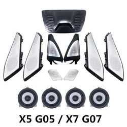 LED Light for Front and Rear Door, Glow Tweeter Cover, Luminous Night Lighting, Trim Speaker, Audio BMW G05, X5, G07, X7 Series