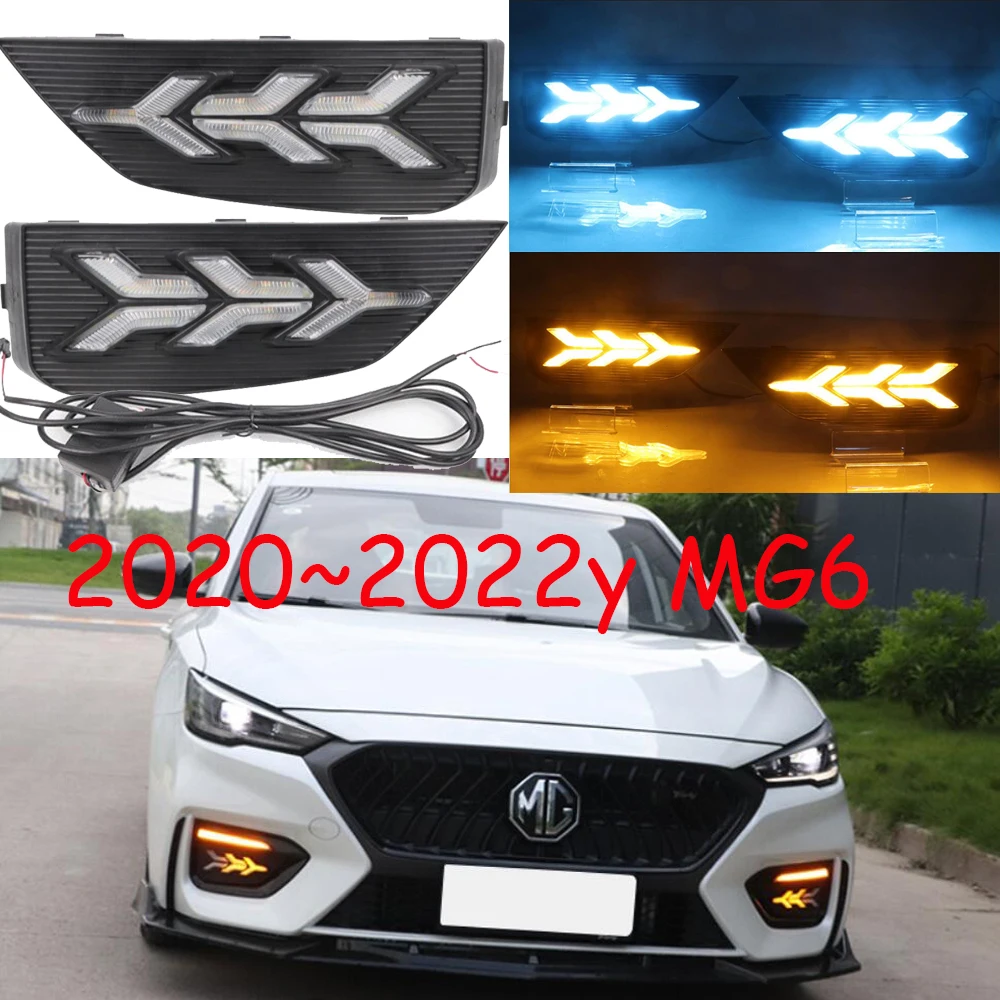 

car bumper headlight for MG6 daytime light MG 6 2020~2022y DRL car accessories LED headlamp for mg6 fog light