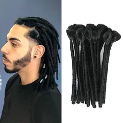 SAMBRAID 15CM Handmade Dreadlocks Extensions Men's Dreadlocks Fashion Reggae Hair Hip-Hop Style SyntheticDreadlocks Hair