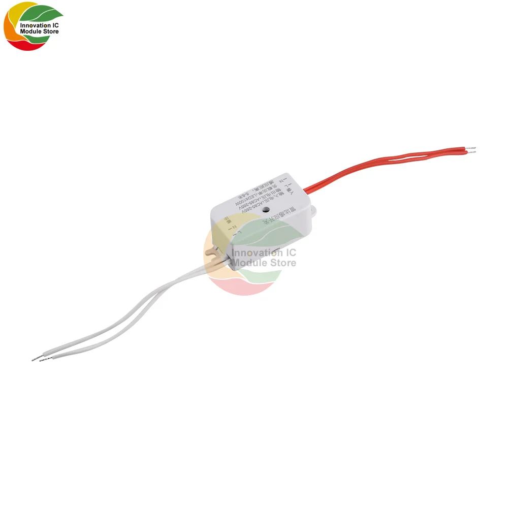 AC85-265V100W Microwave Radar Human Motion Sensor Module, Adjustable Time and Distance Range, Automatic Infrared Sensor Switch