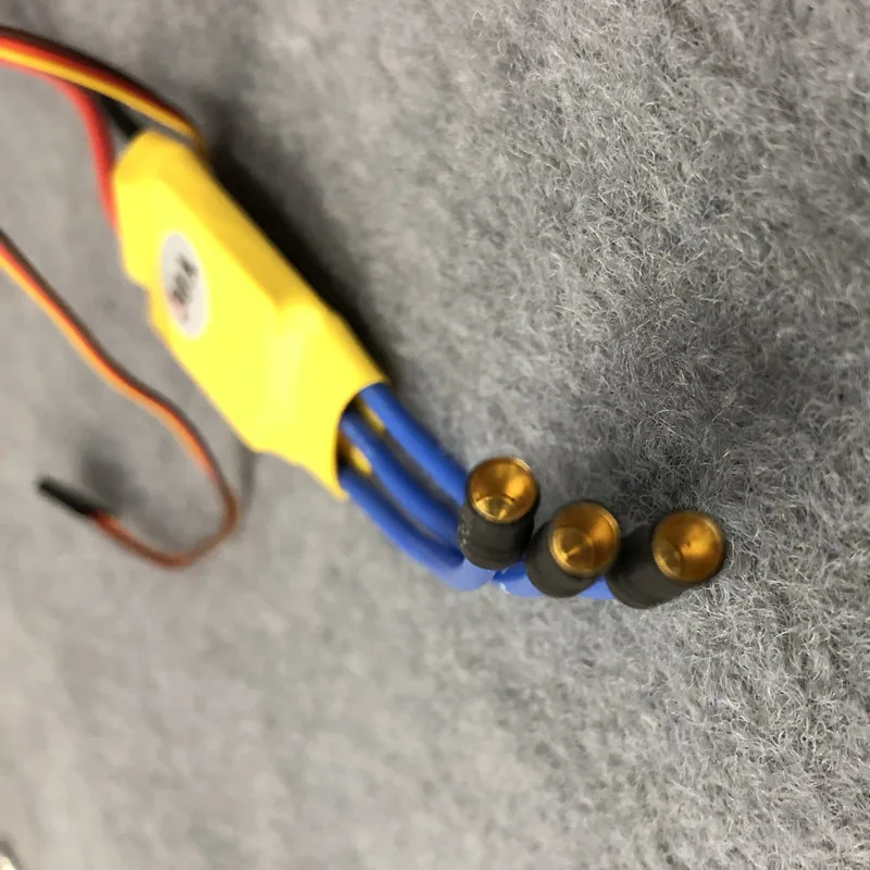 RC dört pervaneli helikopter/sabit kanatlı uçak 30A fırçasız ESC Motor elektrik hız kontrol cihazı 2-3S Lipo DIY arabalar kontrol T fiş