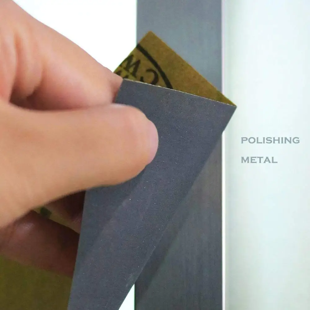 Papel de lija seco y húmedo de 9x3,6 pulgadas, surtido de hojas de lijado para pulido de madera y Metal, pulido automotriz, 24 unidades, 120-3000