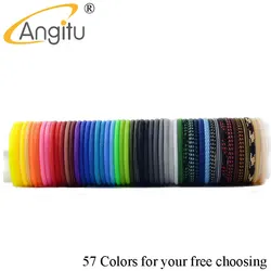 Angitu 57Colors 4mm Round Tight Braided PET Expandable Sleeving Cable Wire Sheath-10m