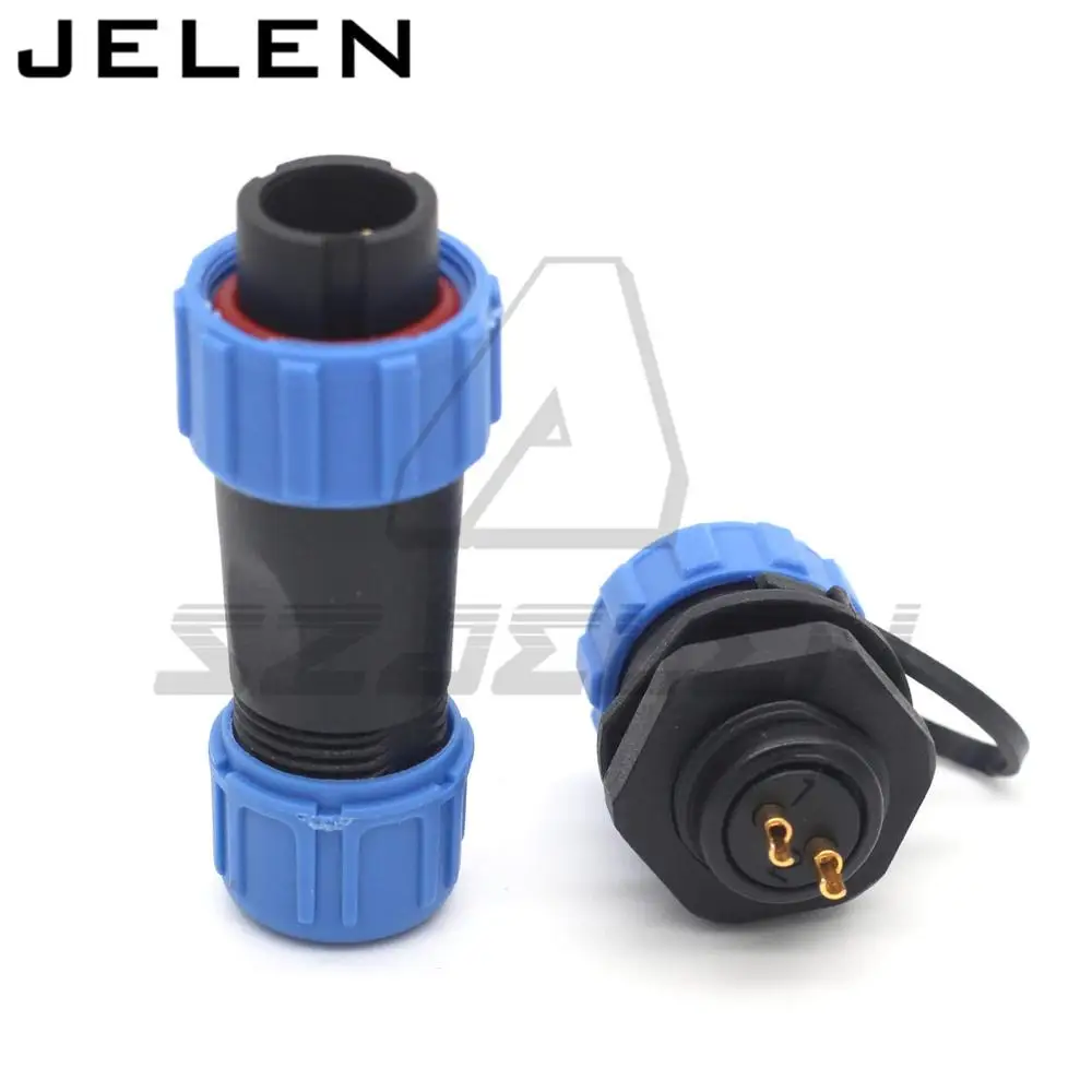 SP13 2pin waterproof connector,  Power wire connectors, cable connectors , automotive connectors, Plug and socket, IP68 image 4