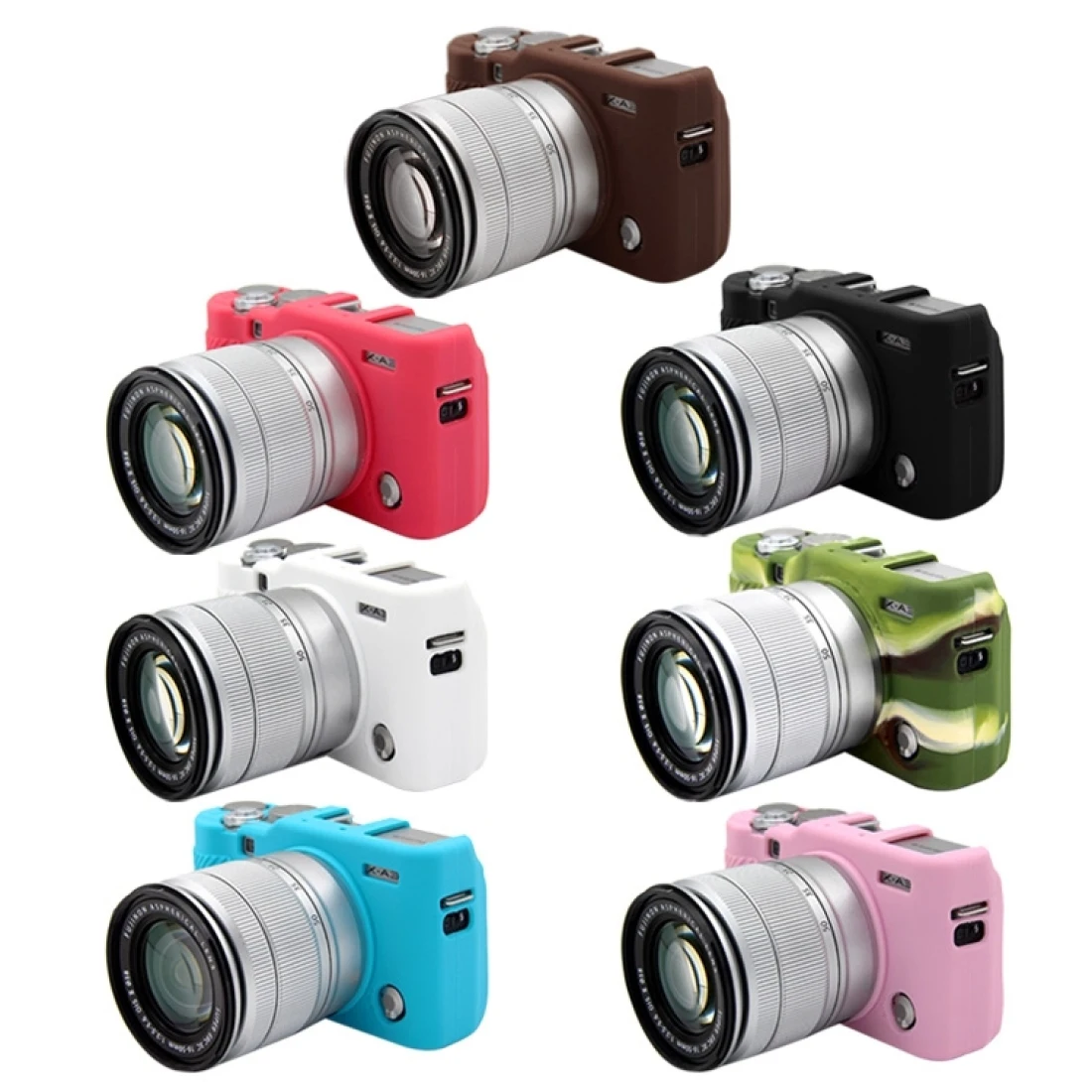 PULUZ Weichen Silikon Gummi Kamera Schutzhülle Körper Abdeckung Haut Fall Für FUJIFILM X-A3/X-A10/X-A5 Kamera Tasche Gehäuse abdeckung