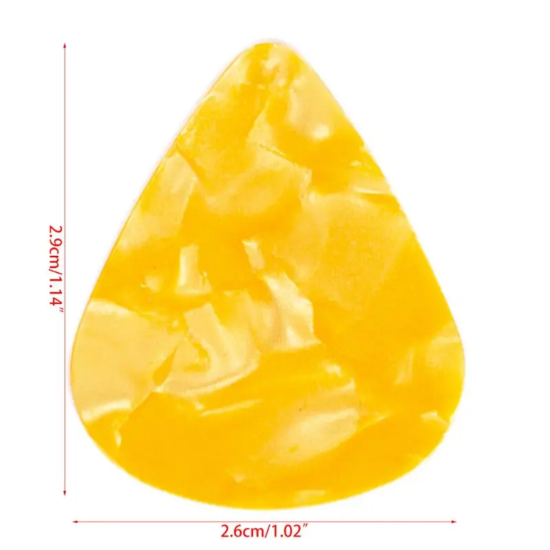 50กีตาร์ Picks 1กล่อง Acoustic Electric Bass Pic อุปกรณ์กีตาร์