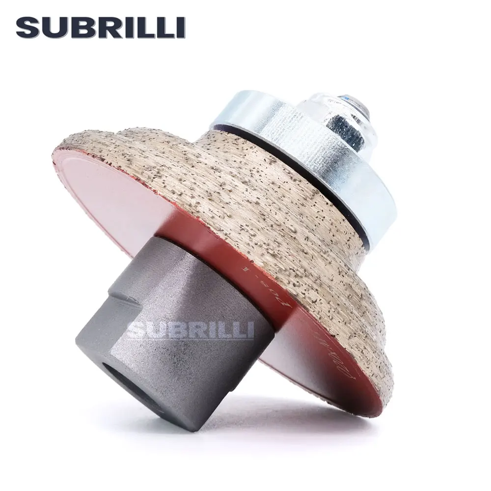 Subrilli Q20 M14 5/8 "-11 Draad Metalen Continue Router Bit Diamond Snijden Bit Voor Stenen Rand Graniet Marmer beton Slijpen