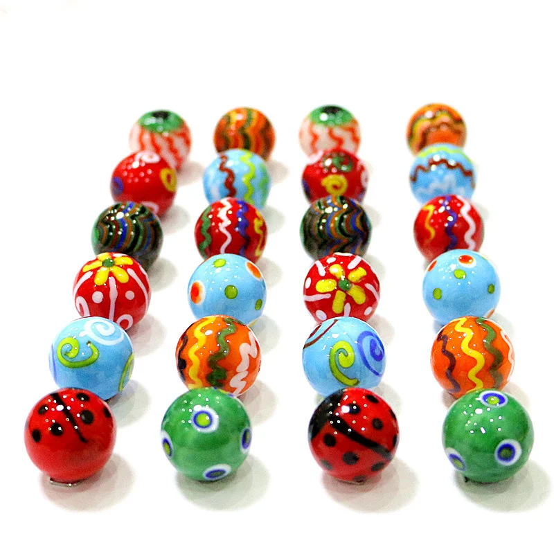 Imagem -04 - Bolas de Vidro Artesanais Criativas para Crianças Rarity Puzzle Game Brinquedos Fofos Coleção de Decoração de Casa Presentes de Ano Novo para Crianças 18 mm