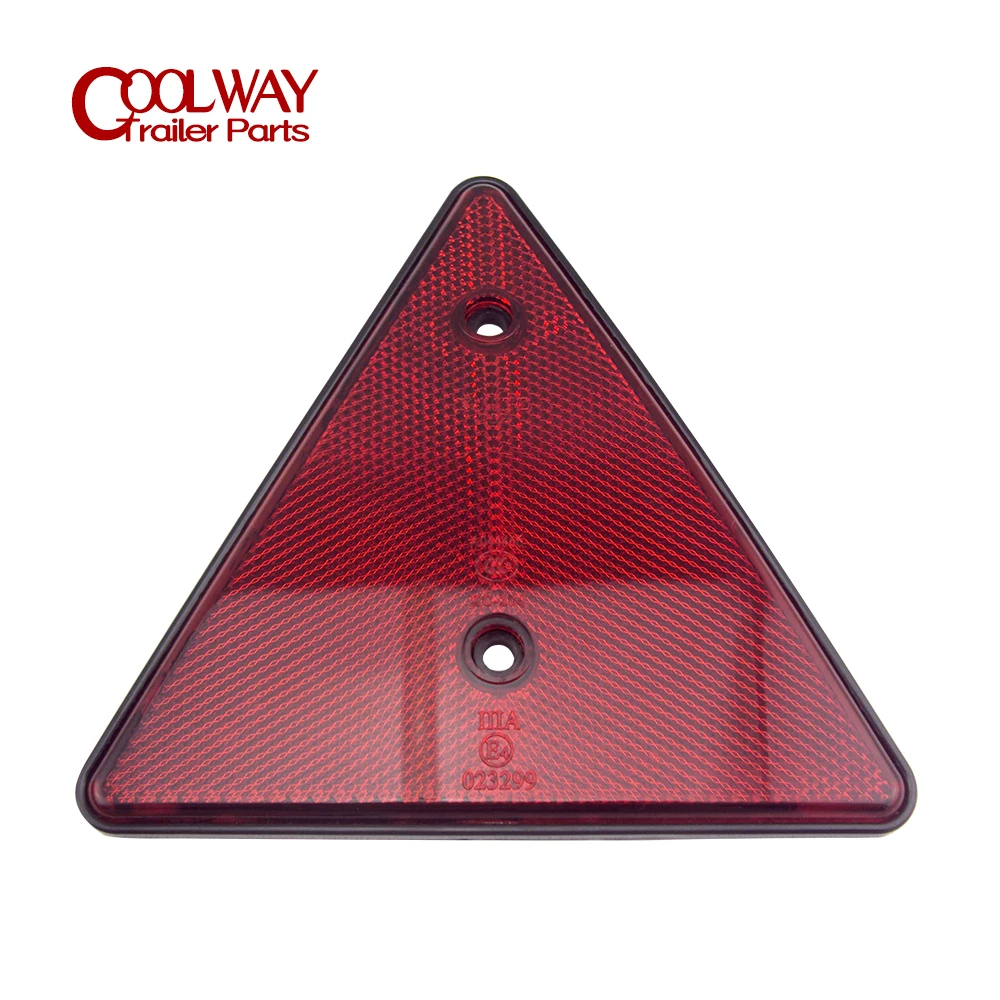 1 PCS High Brightness Triangle Red Reflector RV Caravan Camper Light Lamp Parts Essential Accessory for Vehicle