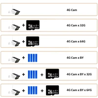 4G Solar IP Camera 1080P Solar Panel Battery Powered Camera Solar Security Camera IP Camera Solar Outdoor PIR Motion Detection 6