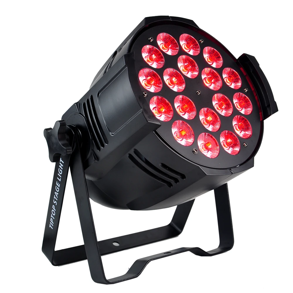 Freeshipping 12pcs/lot Aluminium Profile RGBWA DMX LED Par Can Light LED Par54 18x15 Watt Red Green Blue White Amber Color