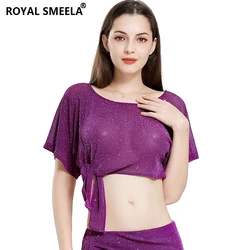 Belly dance top sexy training wear belly dancing top short tops dancer crop top for women belly dance costume practice clothes