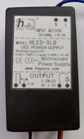 Microscope power supply 0.5W LED dimming power supply HLED-5L, HLED-5LB, HLED-5LA