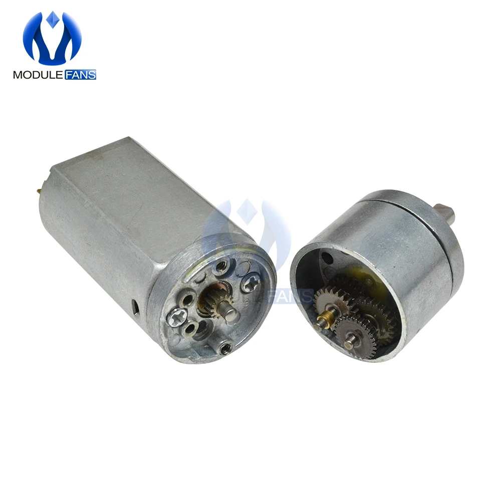 100RPM DC Getriebe Motor 12V Linear Elektrische Miniatura Motor Für Home Appliance Fan Auto Hobby Spielzeug RC Auto – Detail 7