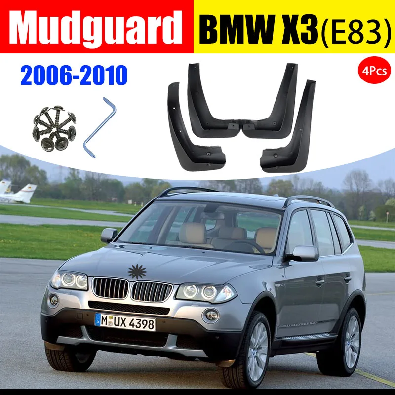 

4 Pcs/Set Genuine Splash Guards Mudguards Mud-Flaps Car Fenders For BMW X3 2006-2010 E83