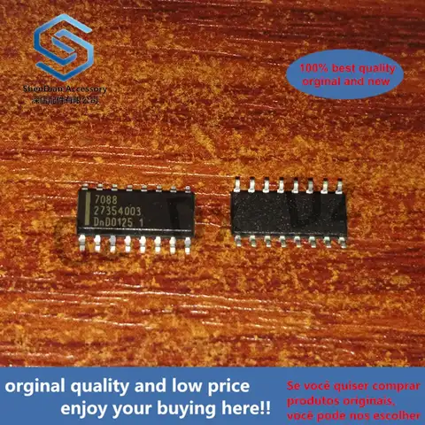 100% 오리지널 TDA7088 7088 전기 튜닝 FM 수신기 모놀리식 SOP-16, 실제 사진, 10 개