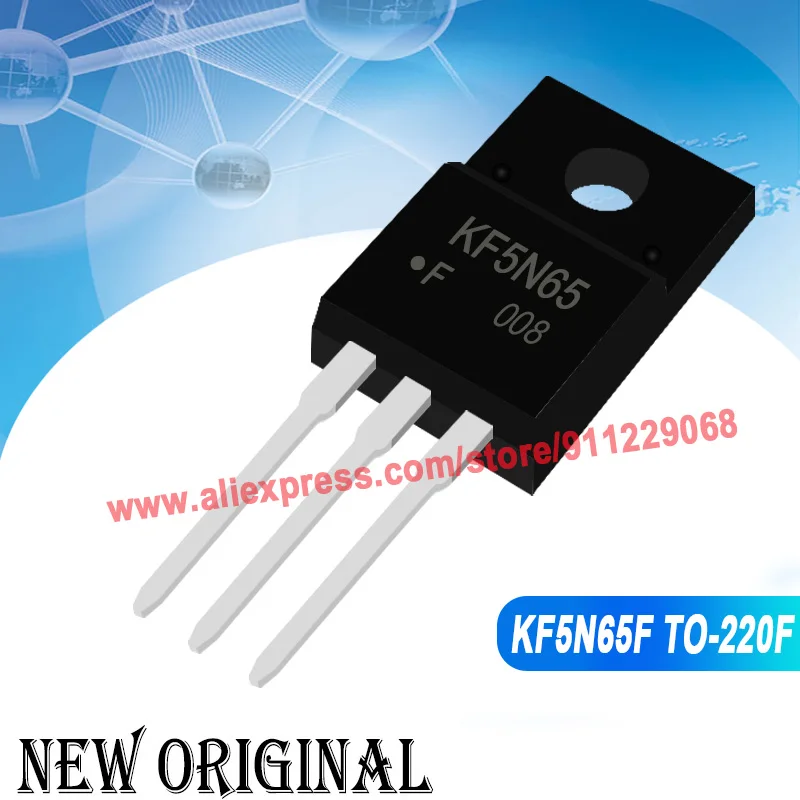 (5 Pieces) BYC15X-600  TO-220F-2 600V 15A / WFF4N60  600V 4A / KF5N65 KF5N65F  650V 5A / P9NB50FP STP9NB50FP 500V 8.6A TO-220F 