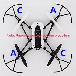 Drone quadricóptero mambo 3 gerações, 4 unidades, para drone de corrida parrot, hélices, adereços, fpv, peças de reposição