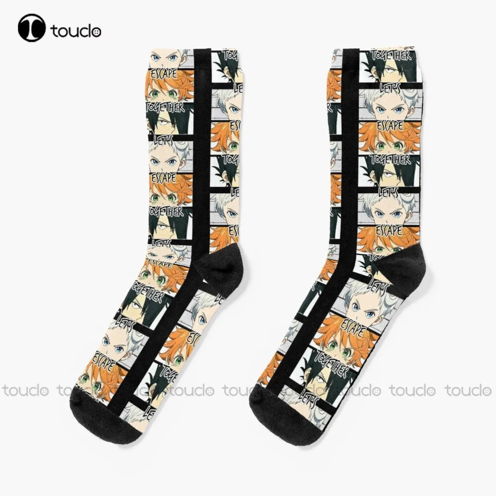 The Promised Neverland  Socks Workout Socks Women Christmas Gift Custom Unisex Adult Teen Youth Socks Women Men Hd High Quality