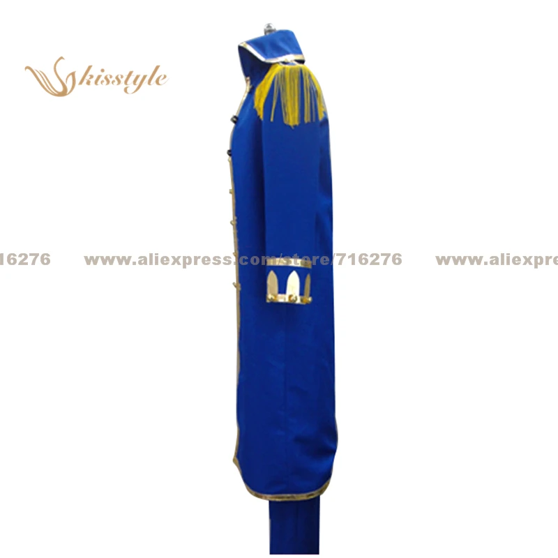 Kisstyle Fashion Anime OnePiece Blue Pirate Uniform COS Clothing Cosplay Costume,Customized Accepted