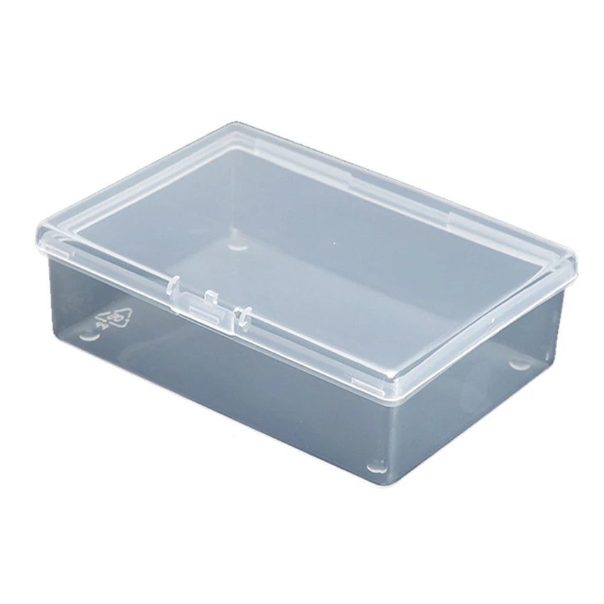 Plastic Empty Organizer Container Storage Box Rectangle Clear Box for Jewelry Beads Earring Tool Fishing Hook 10.2x7.2x3.3cm