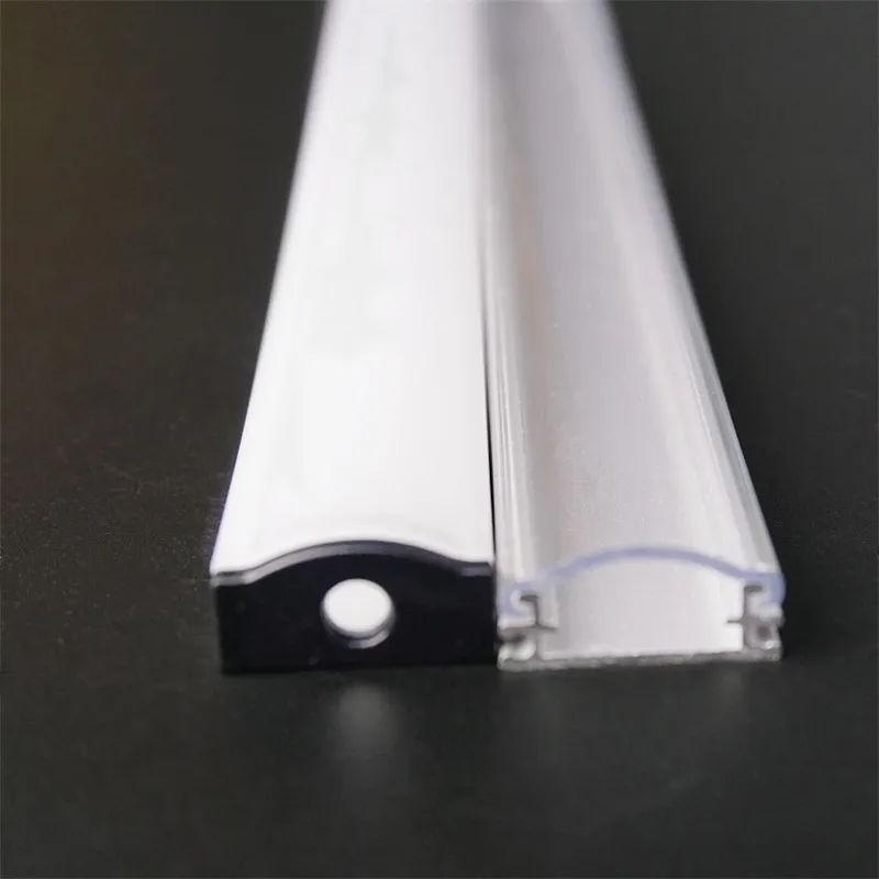 

5-30pcs of 100cm Flat U Type 8.5mm High Slim Aluminium Profile 12mm 5V 12V 24V 5050 5630 2835 Led Channel Bar Light Housing