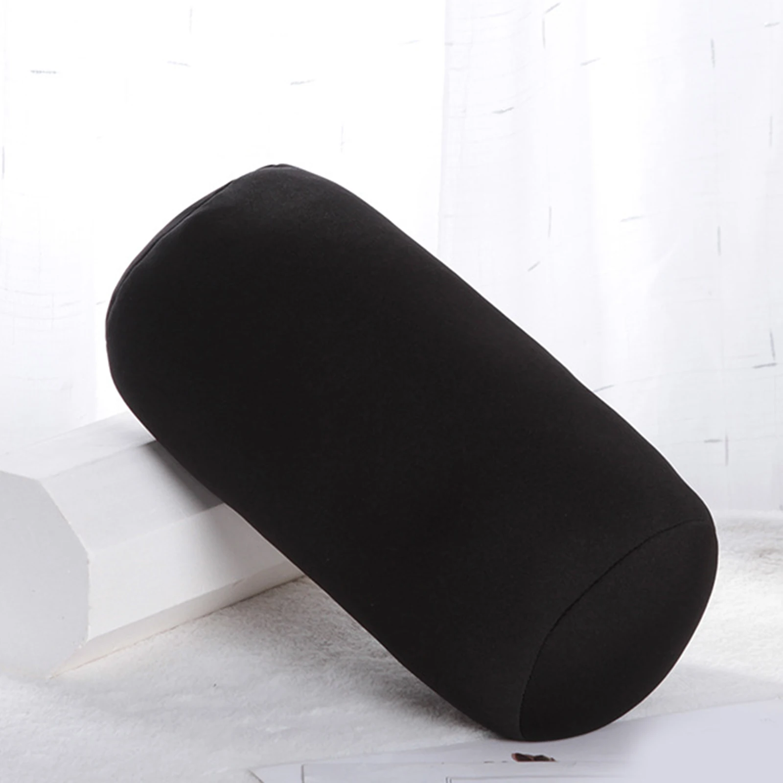 Oreiller De Sommeil Coussin Microbilles Pour Cou Et Dos - Support Ergonomique Confortable Noir