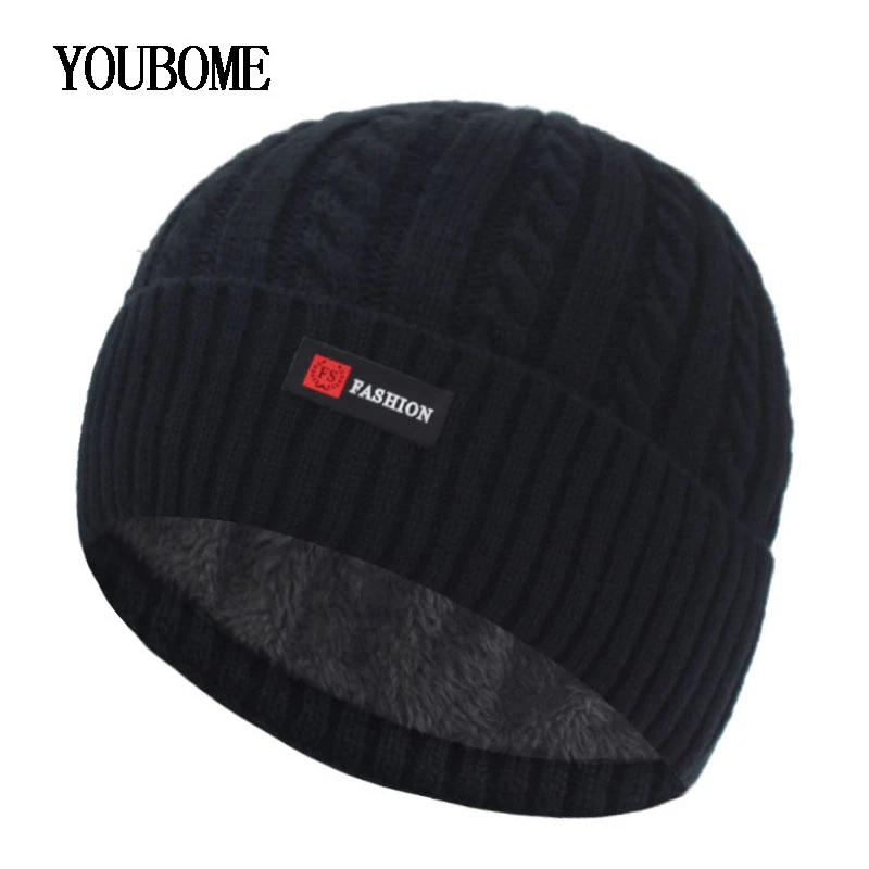 

Men's Winter Hats For Women Beanies Knitted Hat Skullies Brimless Cap Gorras Bonnet Sport Male Beanie Warm Thick Winter Hat Cap