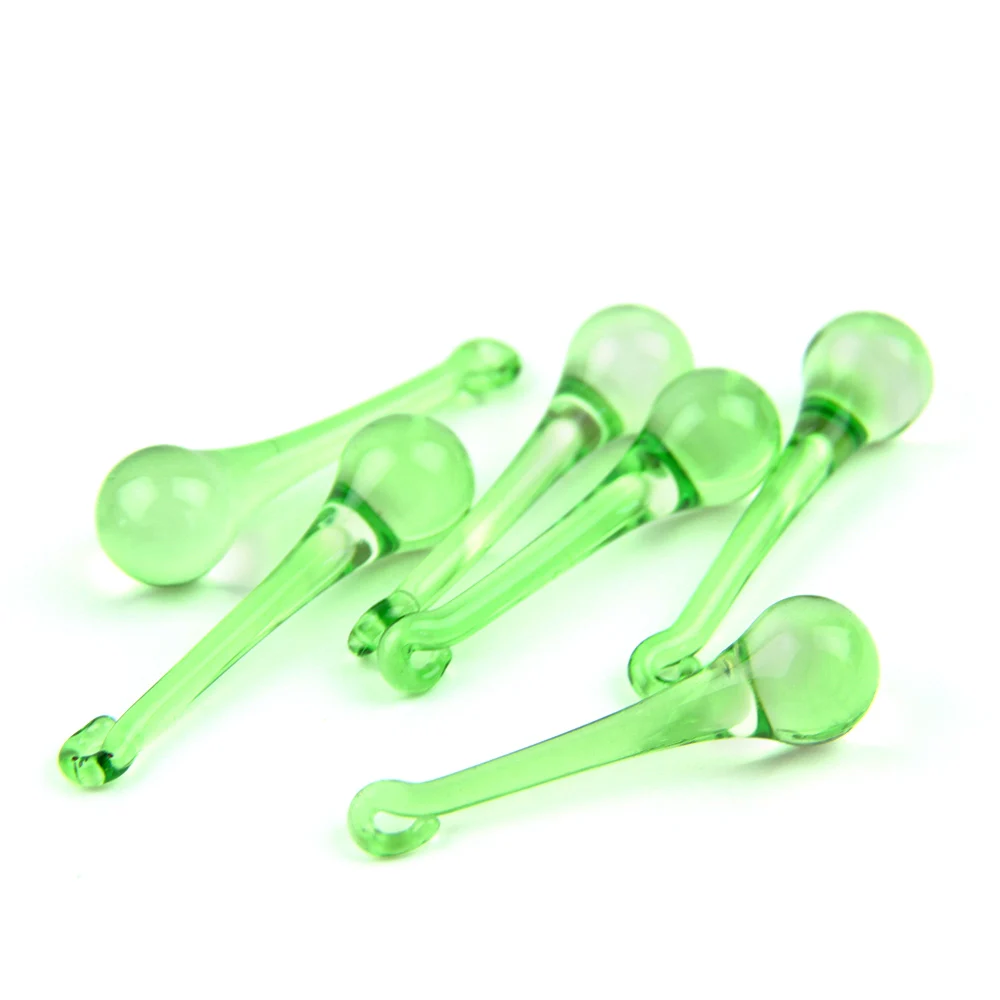 Imagem -02 - Lustre Pendente de Cristal Verde 16x x6 mm 20x80 mm Lt. Luminária com Prisma de Vidro Manchado Peça de Decoração para Casa