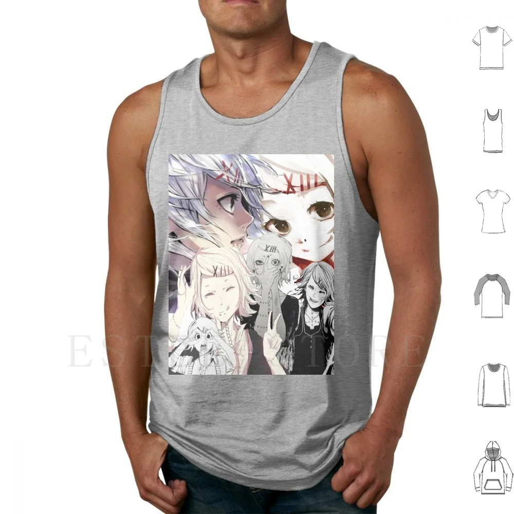 Juuzou Suzuya Collection Tank Tops Vest Cotton Juuzou Juuzou Suzuya Toyo Ghoul Tg Cool Montage