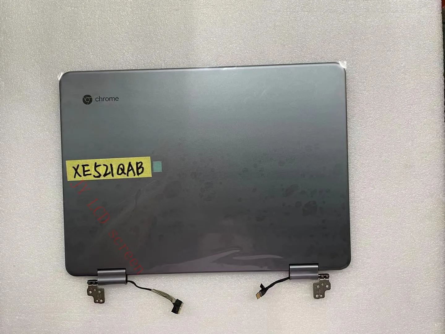 For Samsung Chromebook  XE521QAB XE521QAB-K01US  With touch upper part LCD Display Screen Assembly Silver