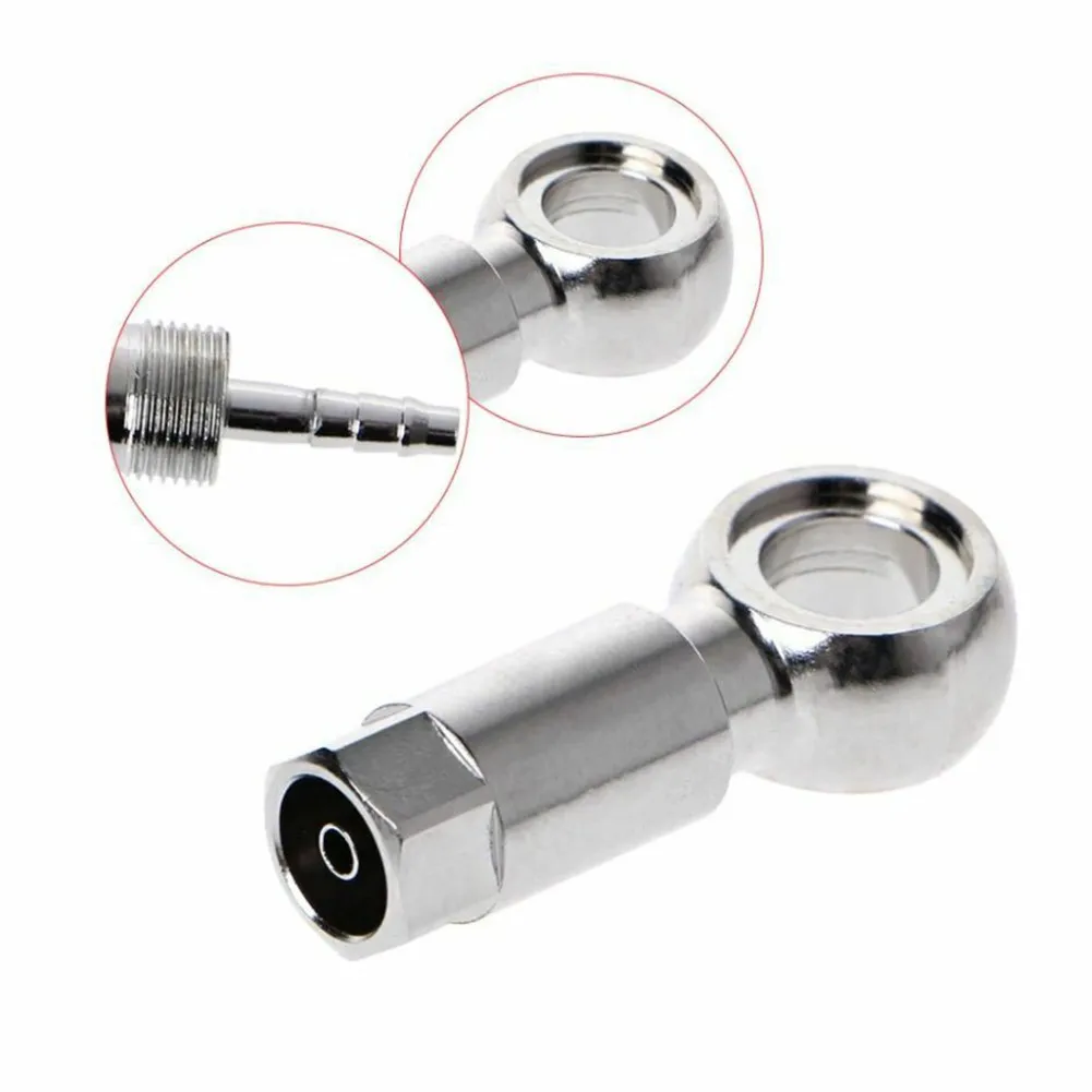 

Bike Brake Hose Olive Connector Aluminum Alloy Olive And Steel Connecting Insert For-Shimano Hydraulic Brake Hose SLX/XT/XTR