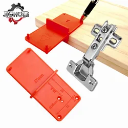 Hinge Hole Drilling Guide 35mm 40mm Hing Installation Jig Door Cabinet Hinge Hole Locator Woodworking Tool