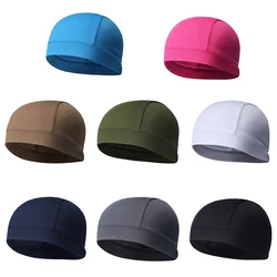 Cooling Skull Cap Breathable Sweat Wicking Cycling Running Hat Cap Odorless and Sweat-absorbent sweat-absorbent no discoloration