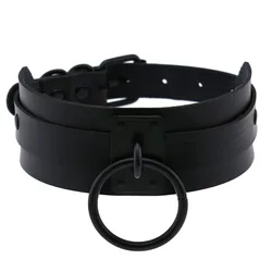 Collar de cuero de esclavo Bdsm para mujer, gargantilla de Bondage, Juguetes sexuales para parejas, ataduras sexuales, accesorios para adultos