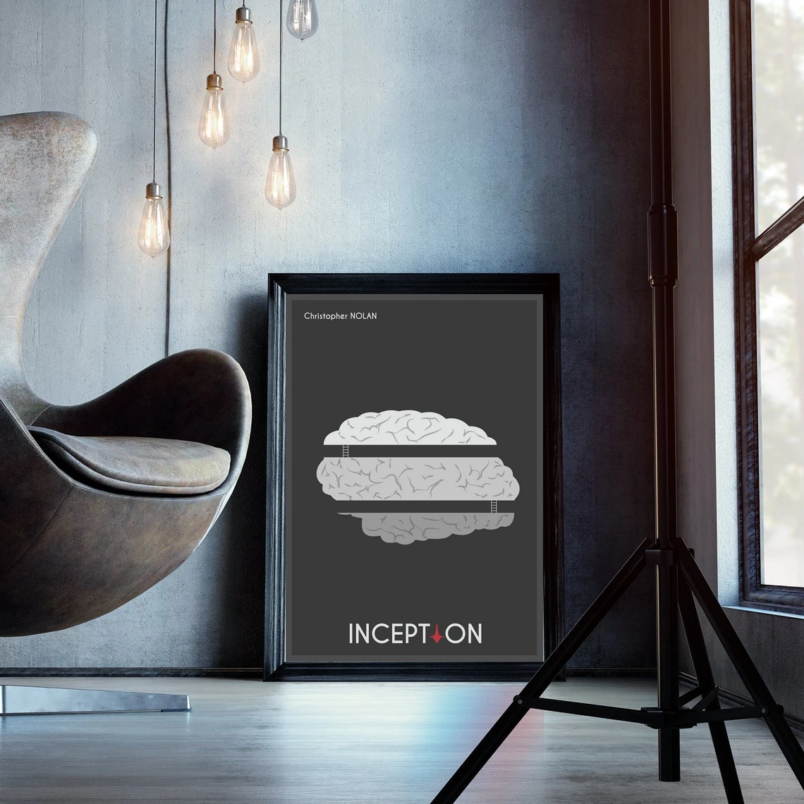 Inception الفيلم المشارك ديكور المنزل طلاء جدران (بدون إطار)