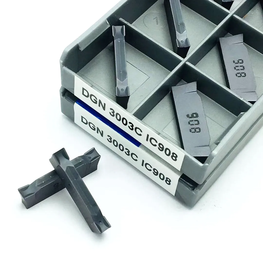 DGN2002C 2002J DGN3003C 3003J IC908 2mm 3mm utensile per scanalatura utensile da taglio per tornio Iscar in metallo duro CNC DGN 3003 inserto per tornitura