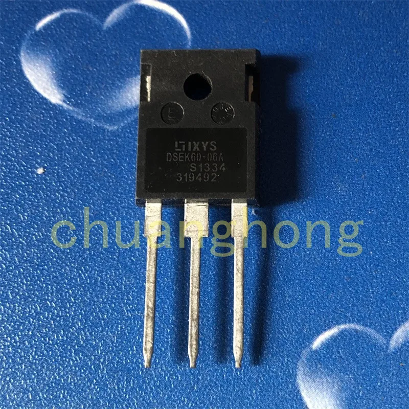 1Pcs/Lot Original New DSEK60-06A 60A 600V Fast Recovery Rectifier Tube TO-247 DSEC60-06A