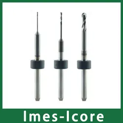 Imes-Icore 250i Milling Tools 3mm Shank with DLC Coat for Zirconia, PMMA, PEEK