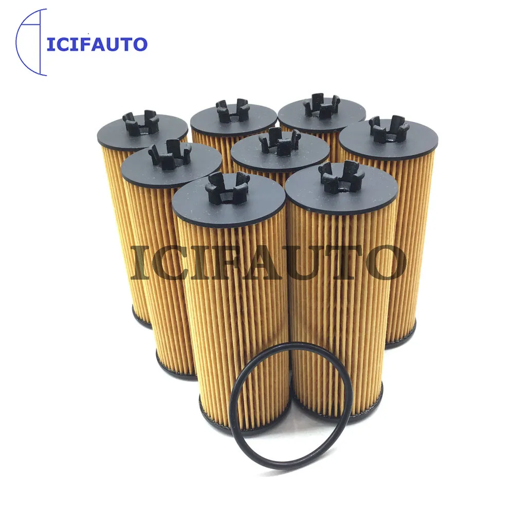 8X Engine Oil Filter For Chrysler 200 300 Town Country Dodge Jeep Grand Cherokee Wrangler Ram 1500 VW Routan 3.6L 68079744AD