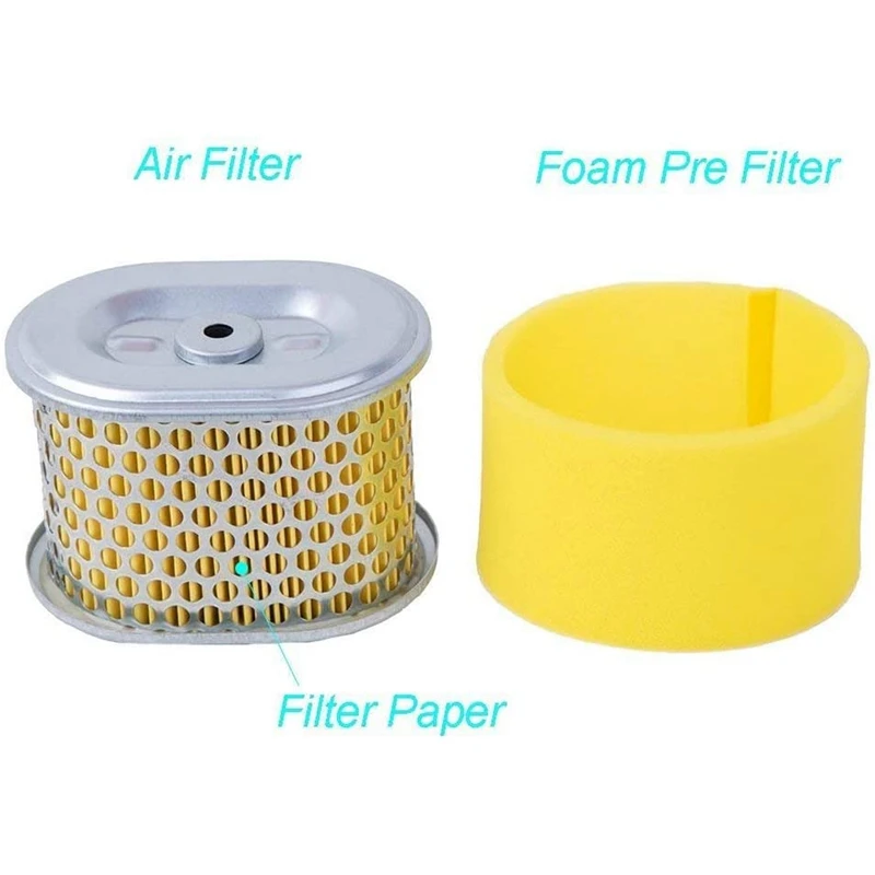 2Pcs 17210-ZE1-505 Air Filters Replace for Honda Gx120 GX160 GX200 GX140 Engine Air Cleaner