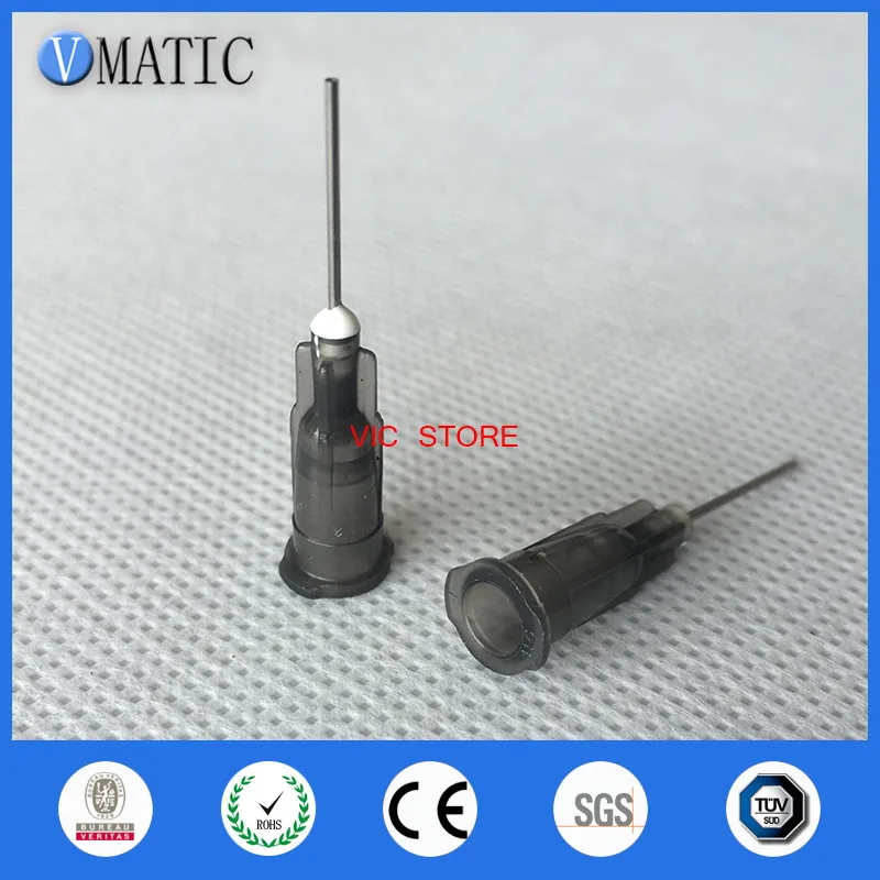 Free Shipping 22G High Quality Pinhead Liquid Dispensing Machine Syringe Needle Metal Pinhead Glue Dispenser Needle 1/2 Inch