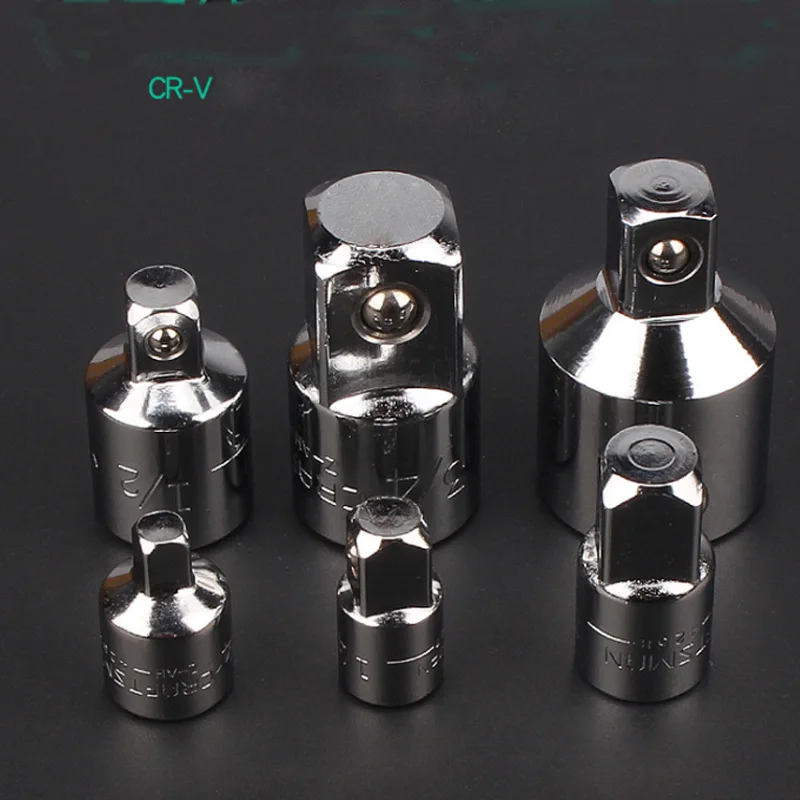 Chiave a cricchetto convertitore a bussola 1/4 "3/8" 1/2 "adattatore adattatore riduttore CR-V in acciaio piccoli utensili a bussola per strumenti di riparazione biciclette auto