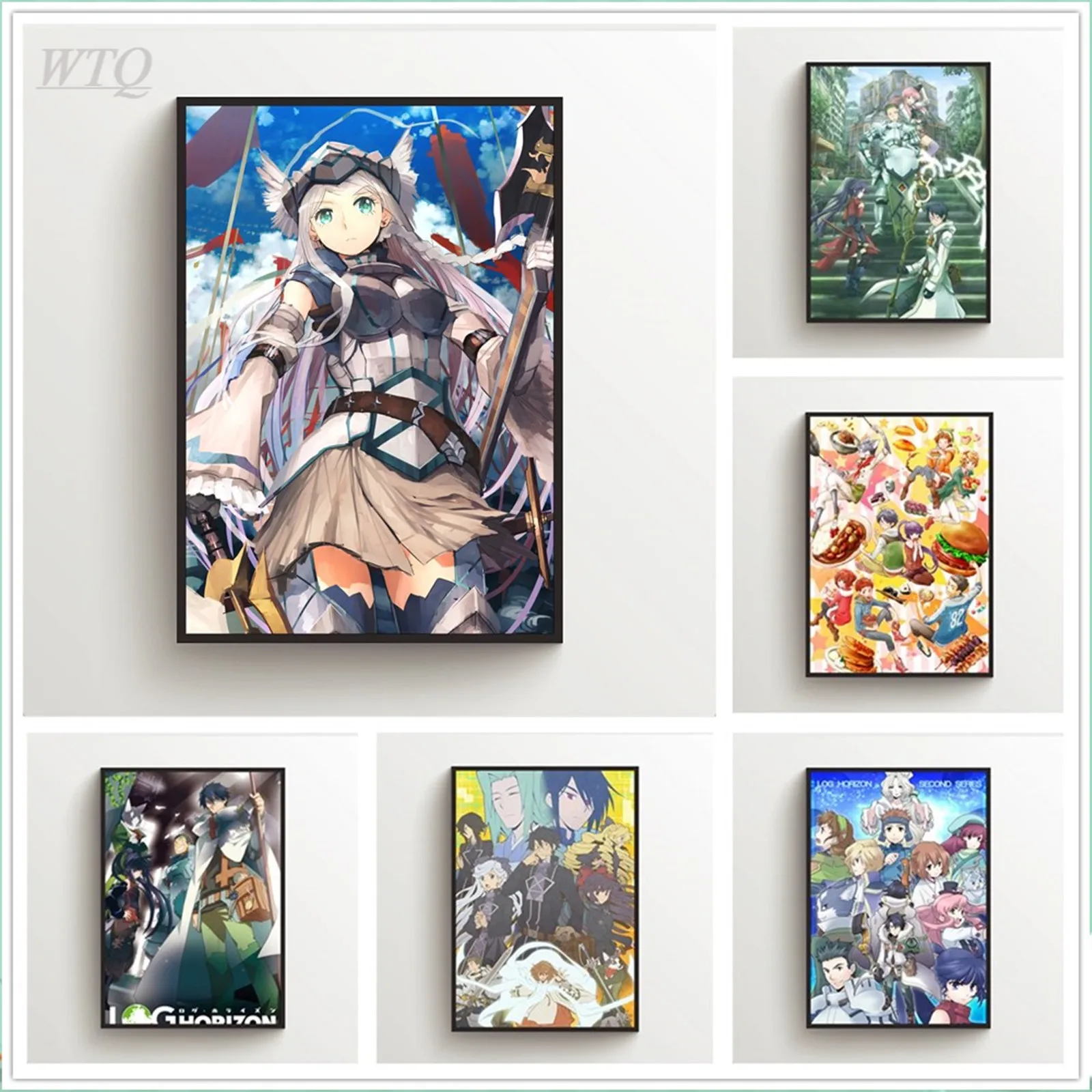 Log Horizon Akatsuki Shiroe Anime Posters Wall Poster Canvas Painting Wall Decor Poster Wall Art Picture Room Decor Home Decor